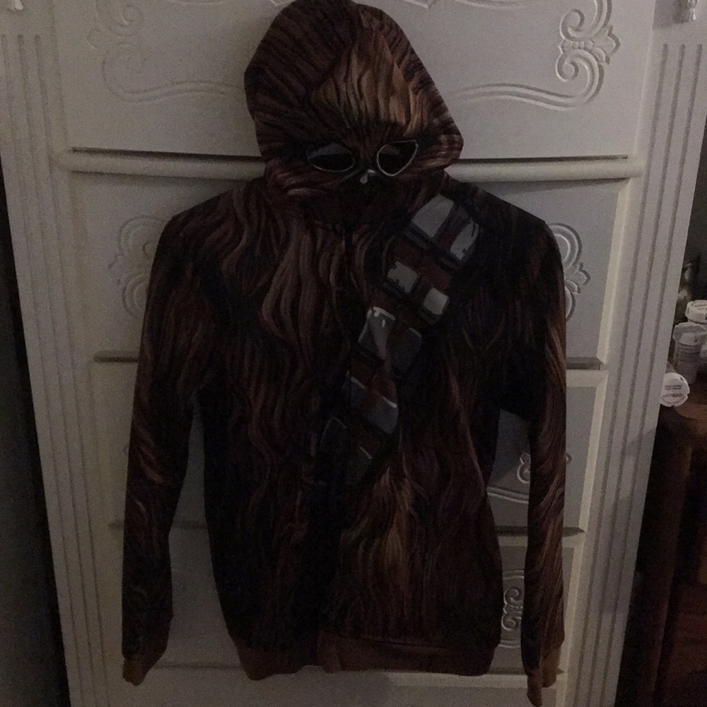 Chewbacca masked hoodie